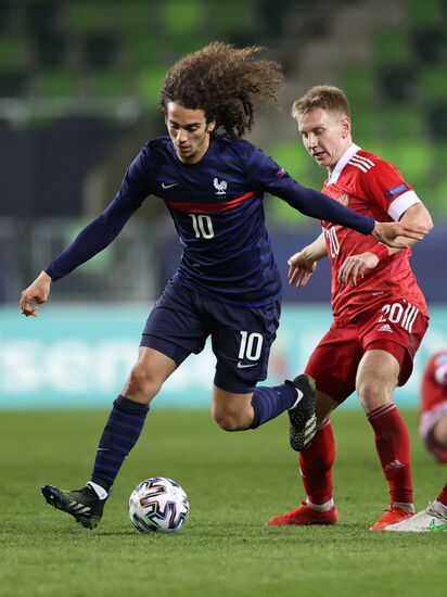 Hungary Soccer Junior Europe Championship Russia - France