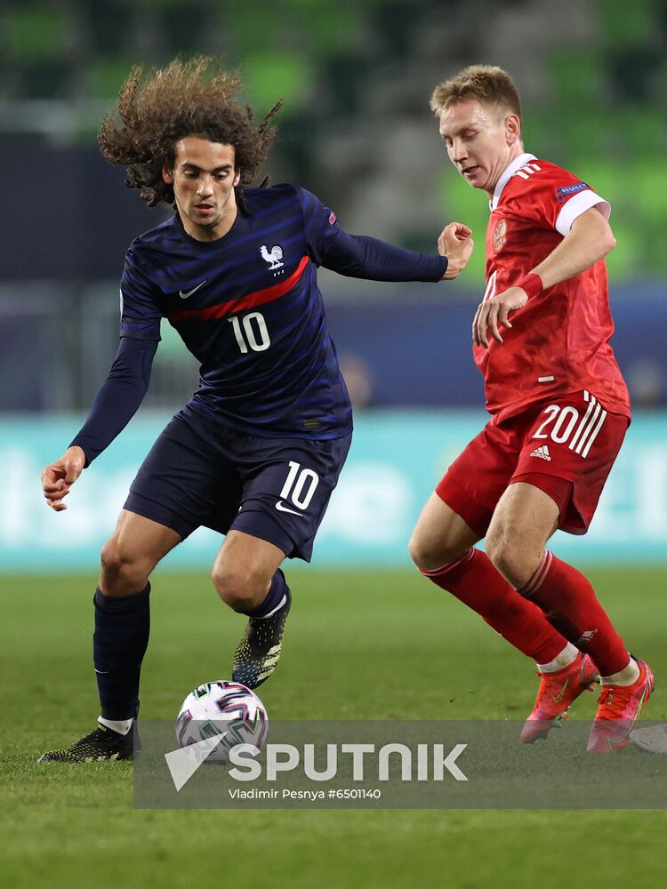 Hungary Soccer Junior Europe Championship Russia - France