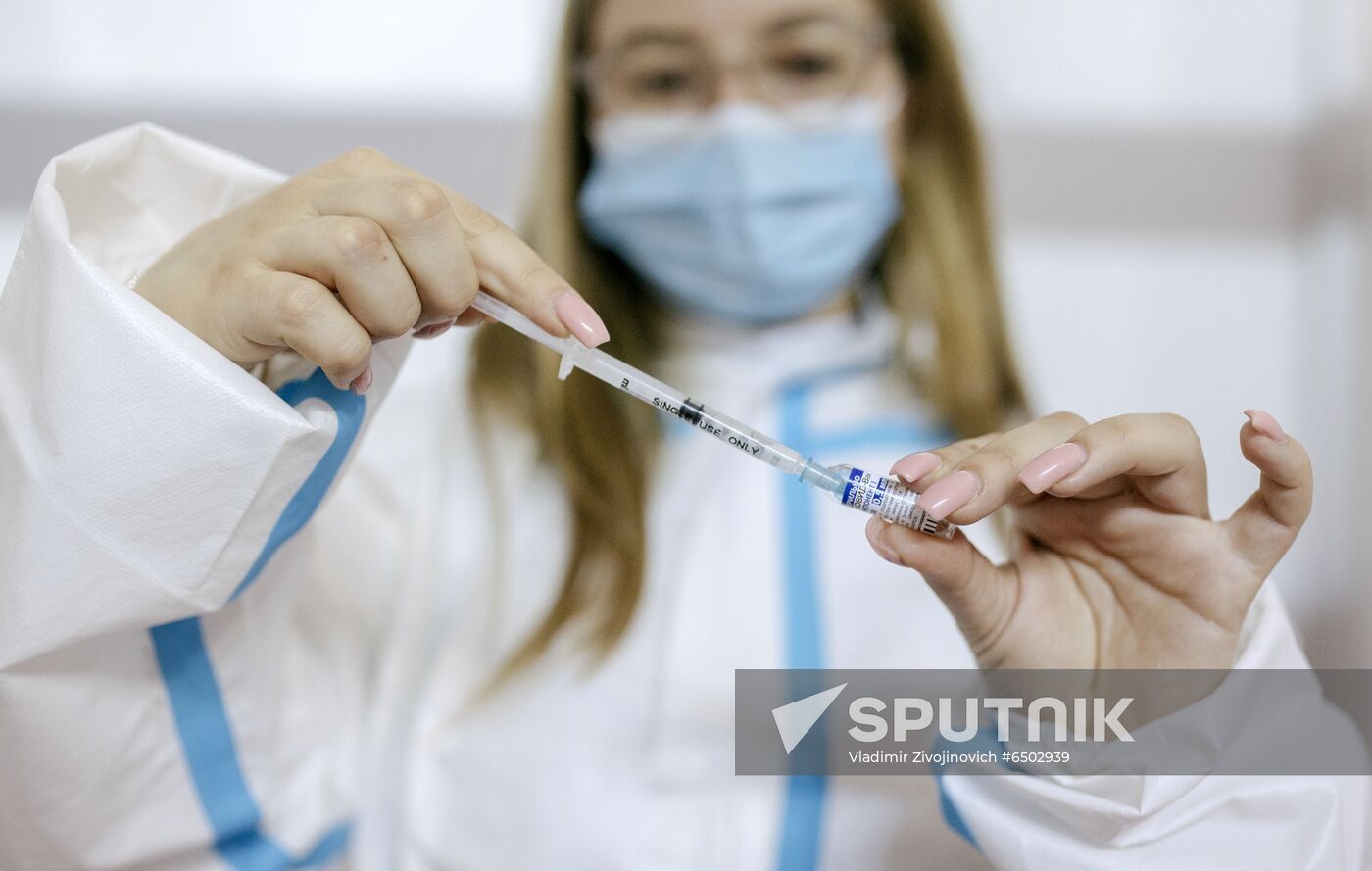 Serbia Russia Coronavirus Vaccination