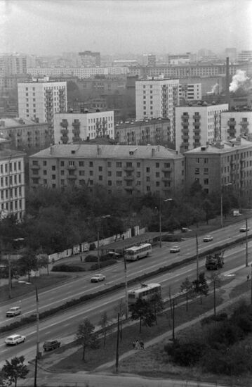 Leningradskoye Highway in Moscow