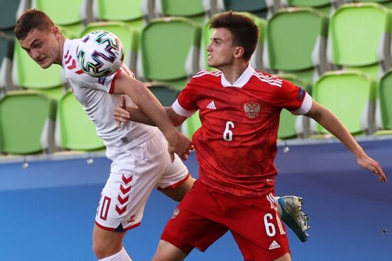 Hungary Soccer Junior Europe Championship Denmark - Russia