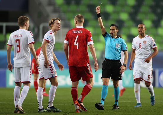 Hungary Soccer Junior Europe Championship Denmark - Russia