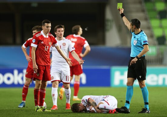Hungary Soccer Junior Europe Championship Denmark - Russia