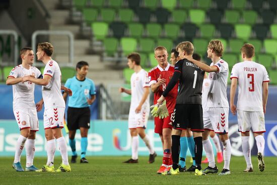 Hungary Soccer Junior Europe Championship Denmark - Russia
