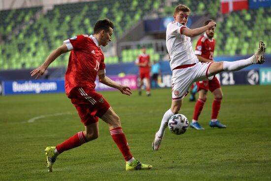 Hungary Soccer Junior Europe Championship Denmark - Russia