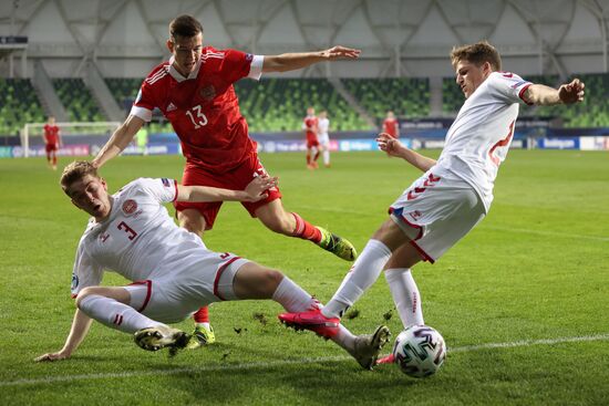 Hungary Soccer Junior Europe Championship Denmark - Russia