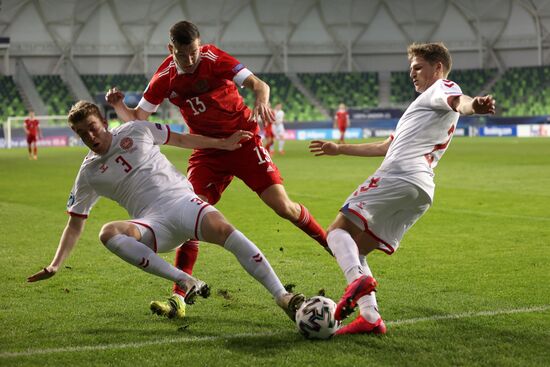 Hungary Soccer Junior Europe Championship Denmark - Russia