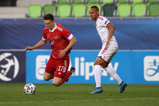 Hungary Soccer Junior Europe Championship Denmark - Russia