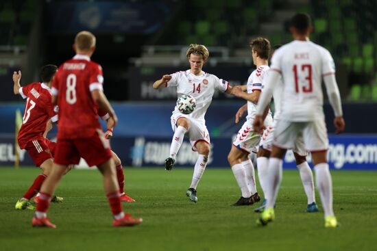 Hungary Soccer Junior Europe Championship Denmark - Russia