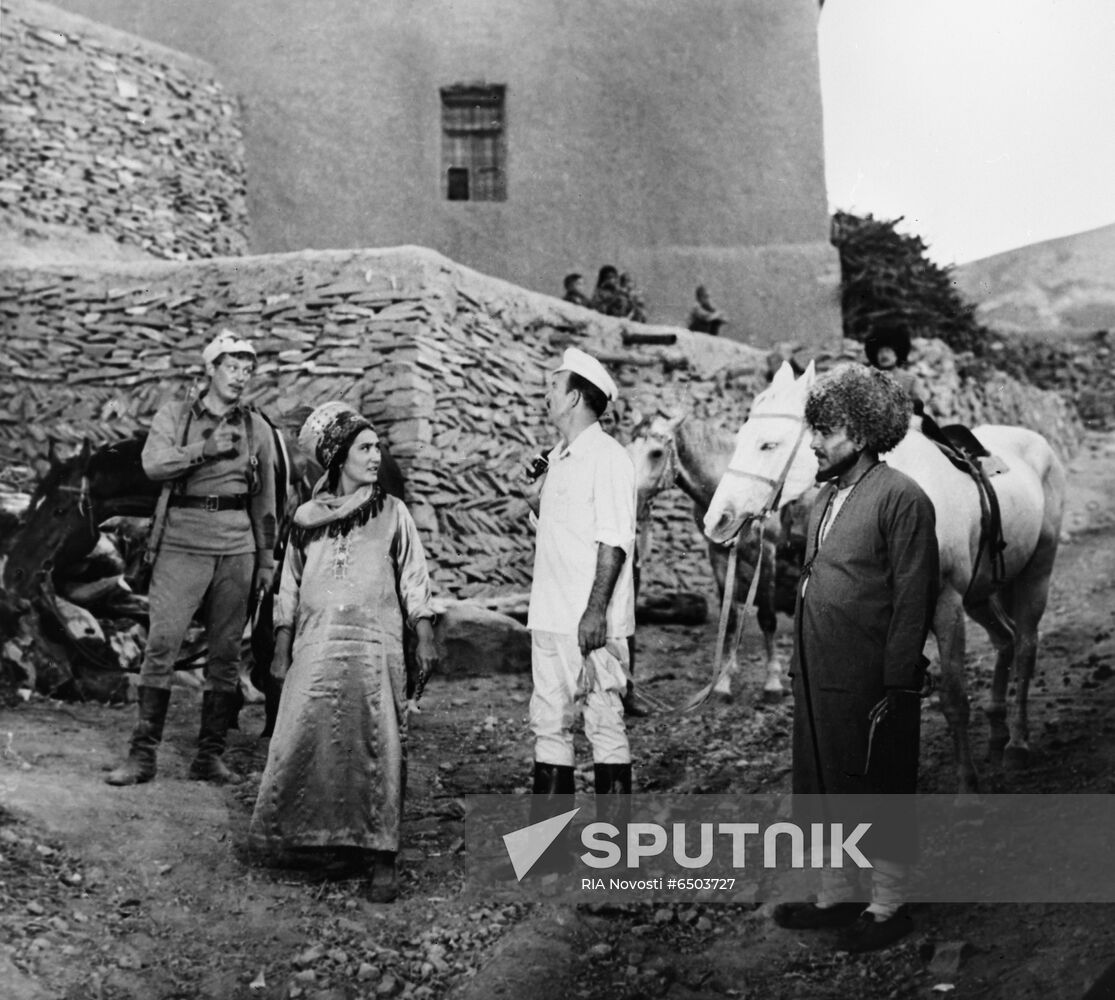 Still from film When Woman Saddles Horse