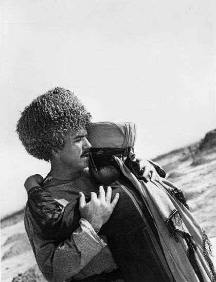 Still from film When Woman Saddles Horse