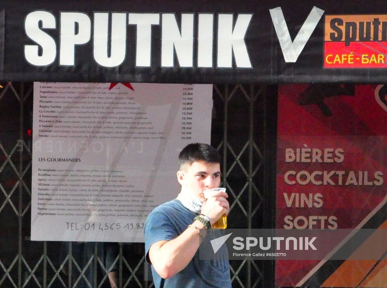 France Coronavirus Sputnik V Bar