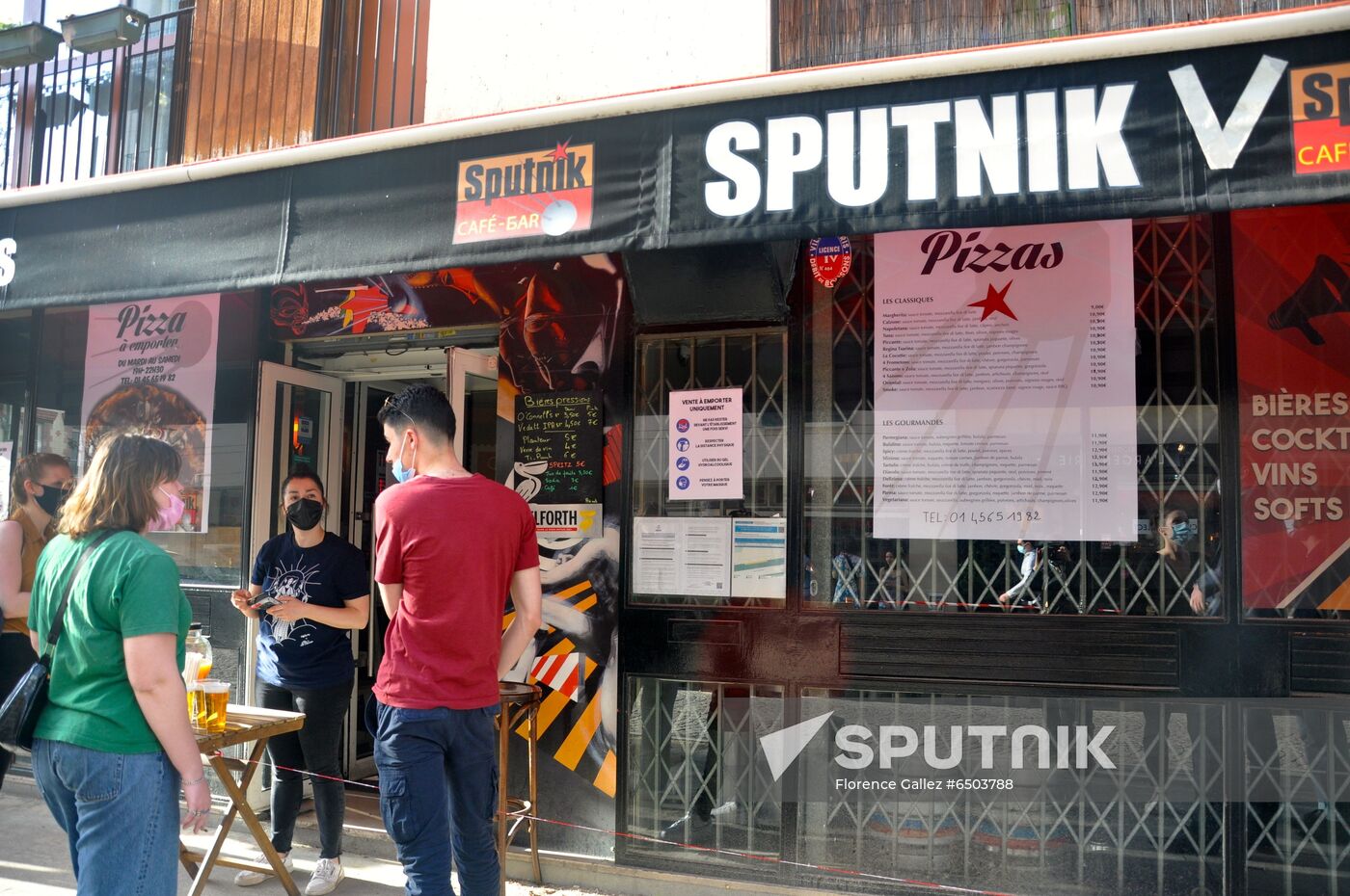 France Coronavirus Sputnik V Bar