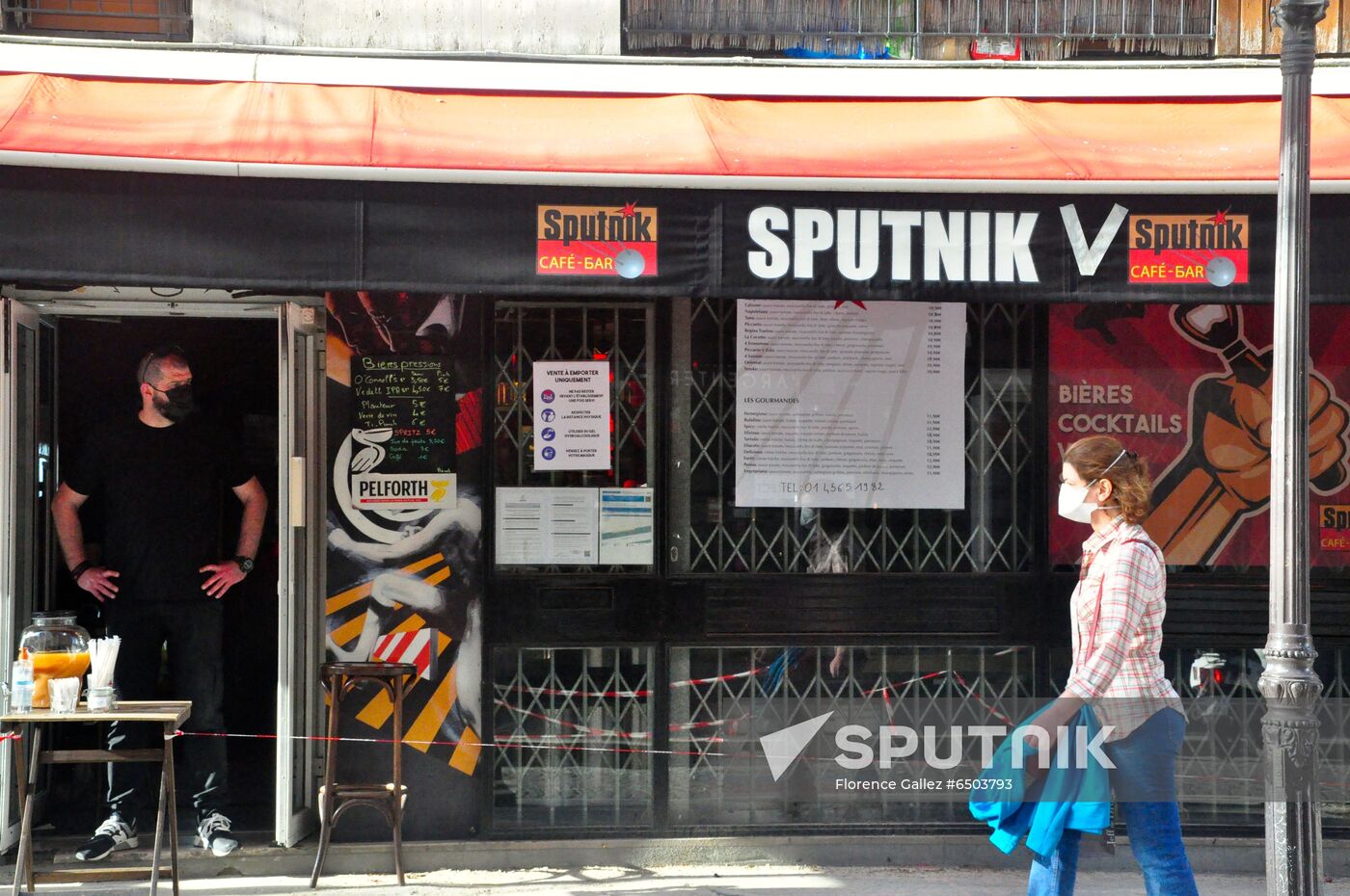France Coronavirus Sputnik V Bar