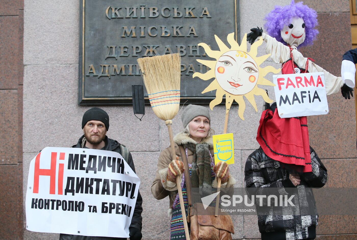 Ukraine Coronavirus Restrictions Protest