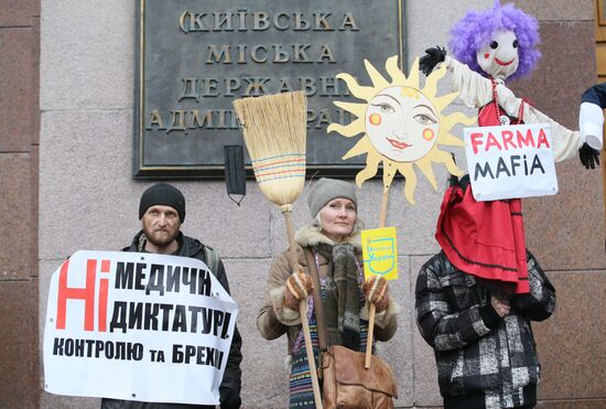 Ukraine Coronavirus Restrictions Protest