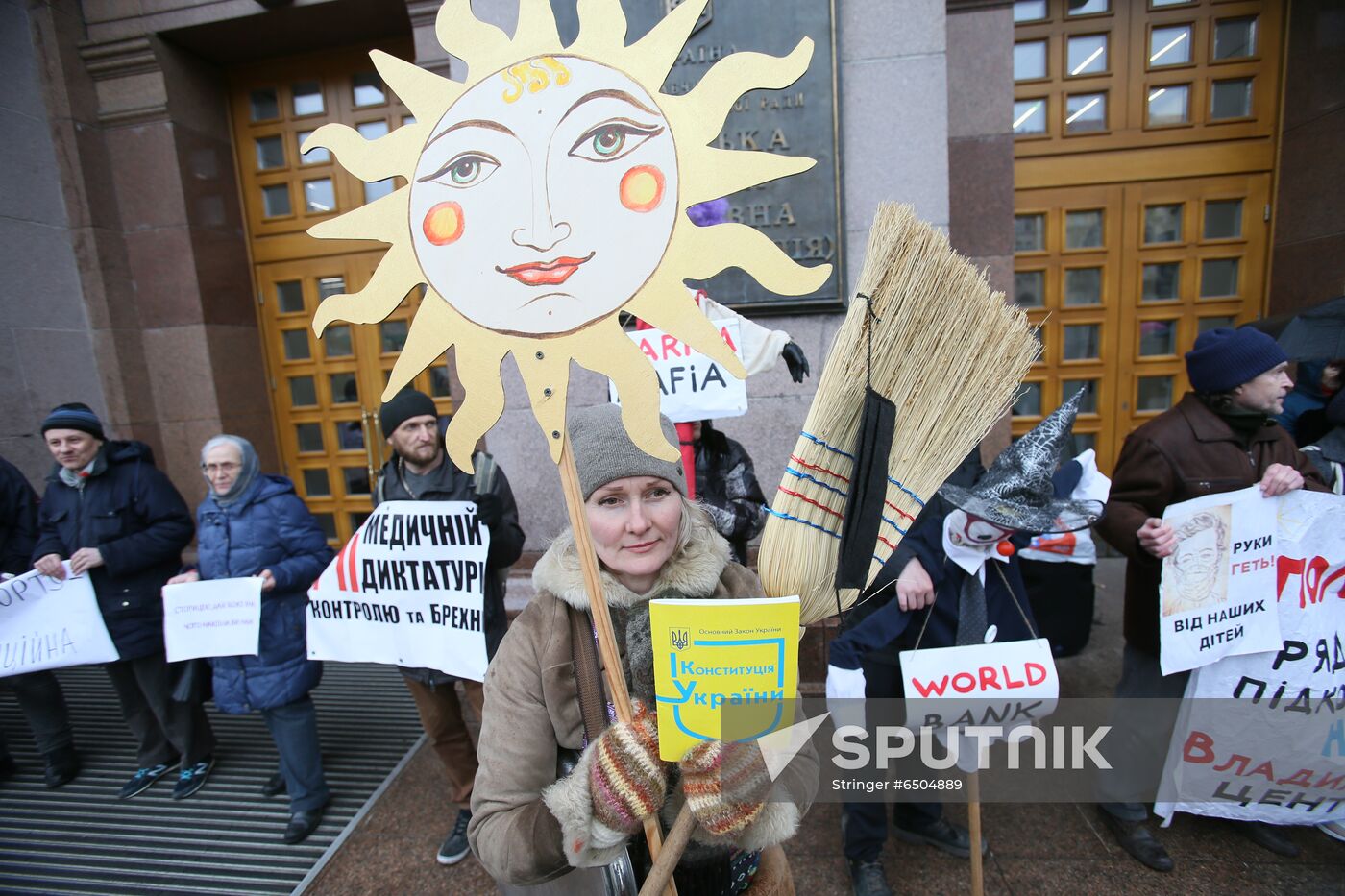 Ukraine Coronavirus Restrictions Protest