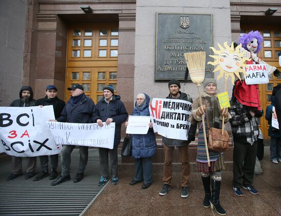 Ukraine Coronavirus Restrictions Protest