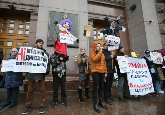 Ukraine Coronavirus Restrictions Protest