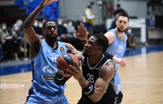 Russia Basketball Euroleague Zenit - ASVEL