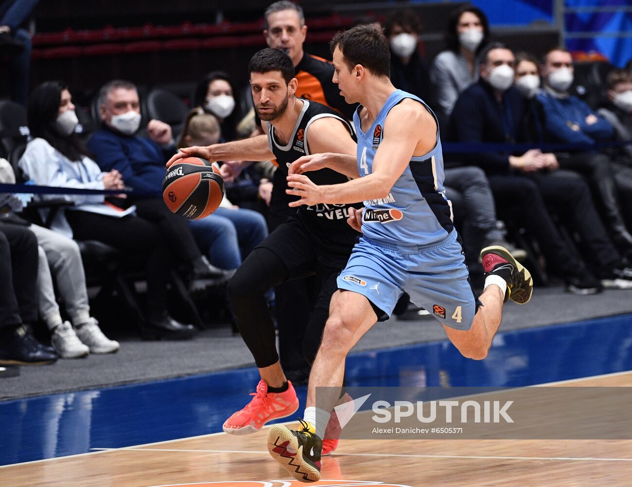 Russia Basketball Euroleague Zenit - ASVEL