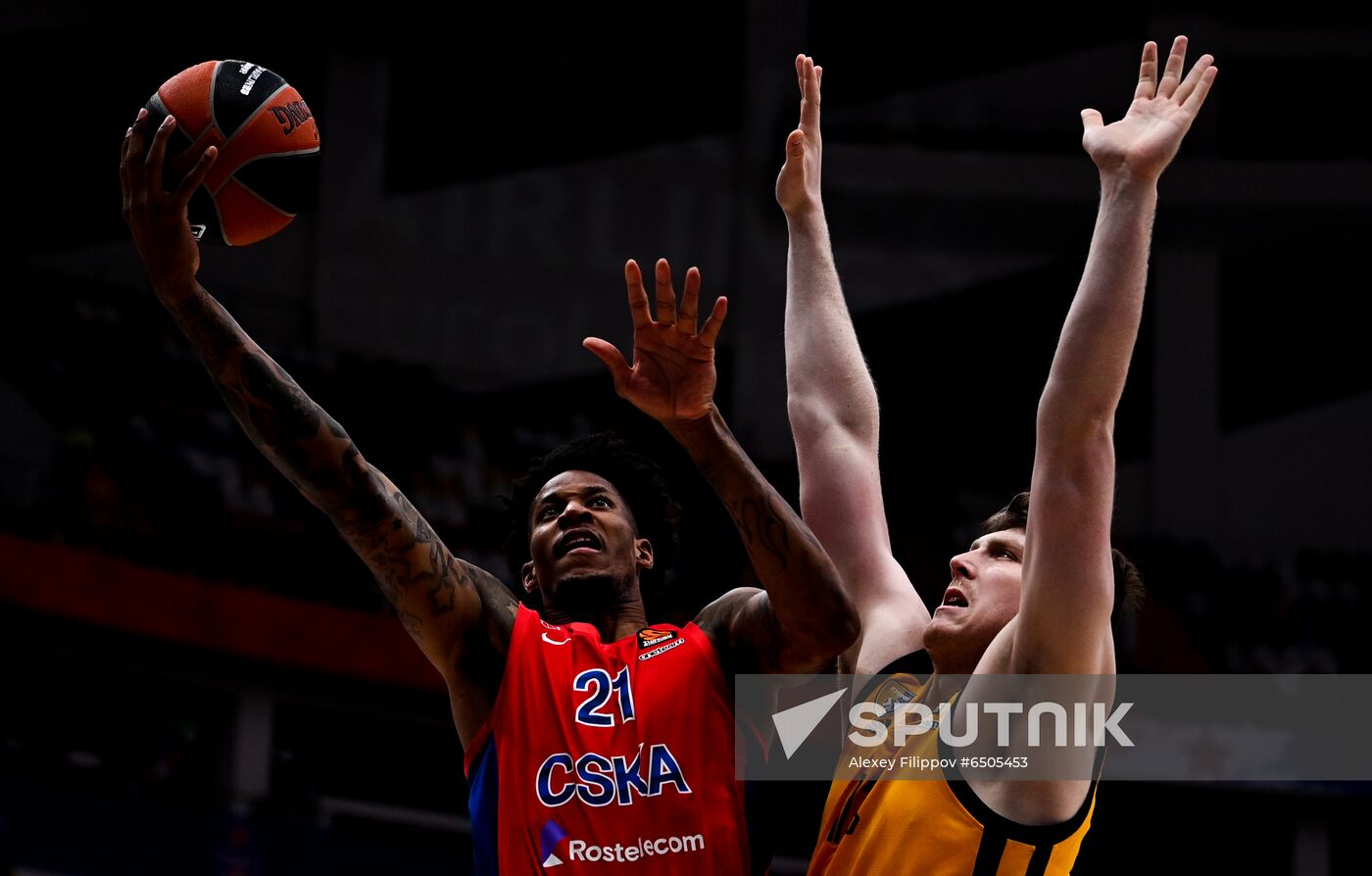 Russia Basketball Euroleague CSKA - Khimki