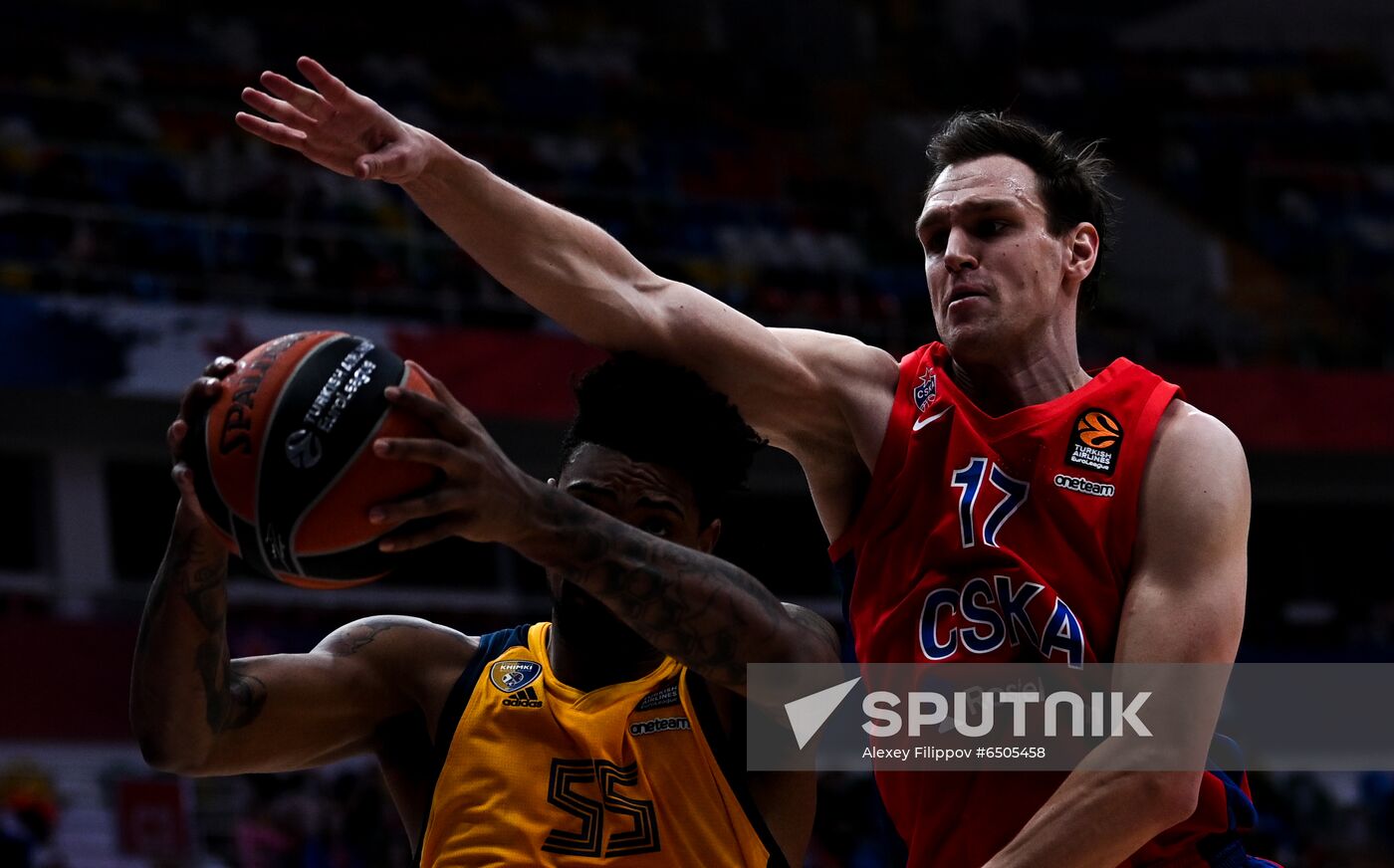 Russia Basketball Euroleague CSKA - Khimki