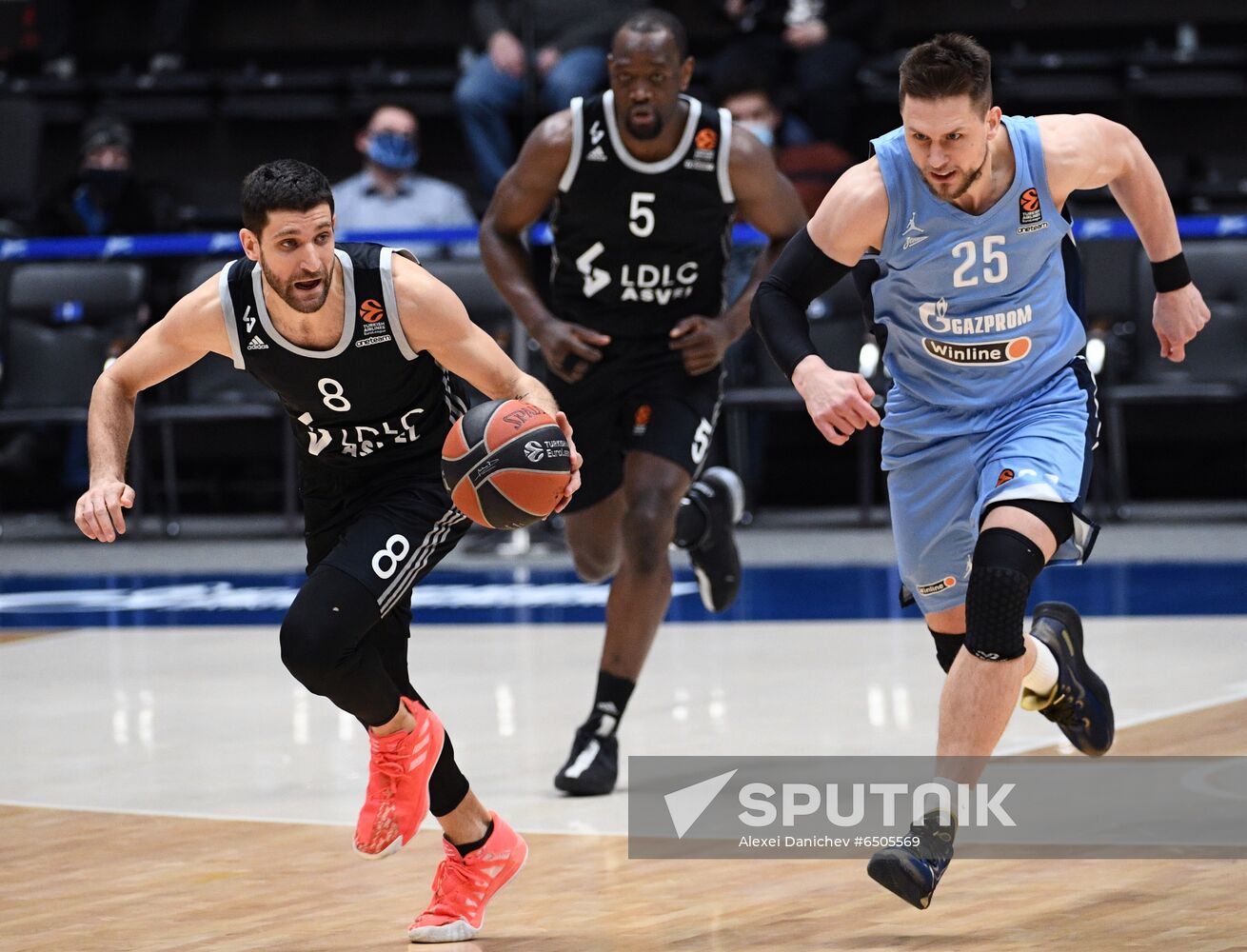 Russia Basketball Euroleague Zenit - ASVEL