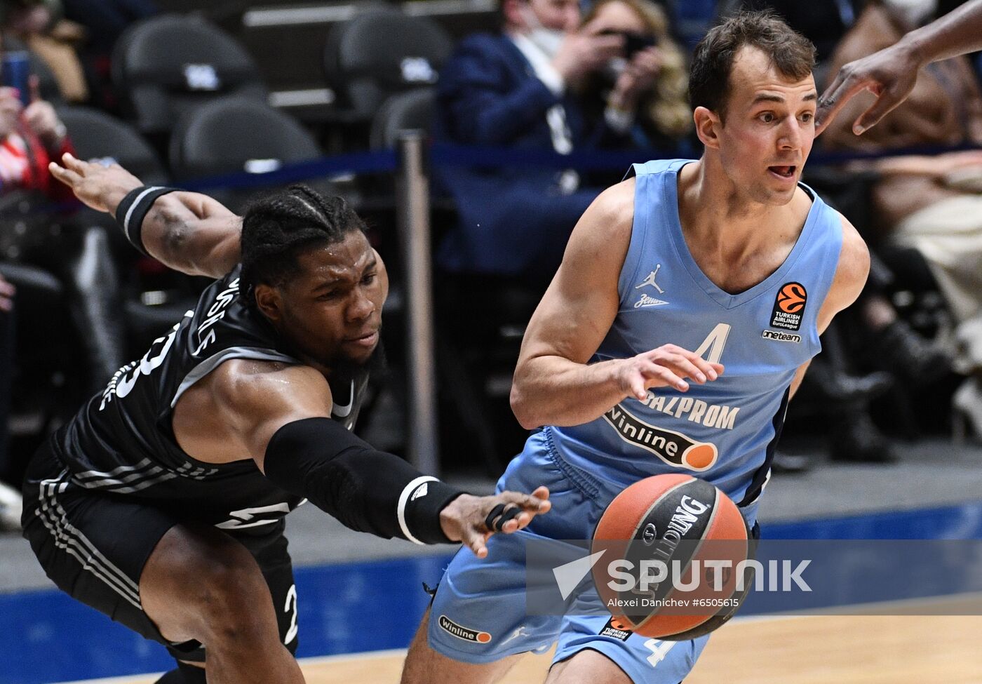 Russia Basketball Euroleague Zenit - ASVEL