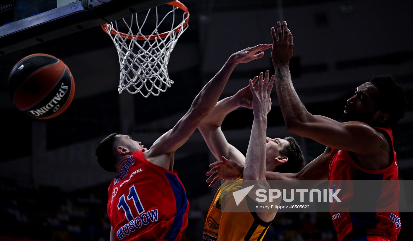 Russia Basketball Euroleague CSKA - Khimki