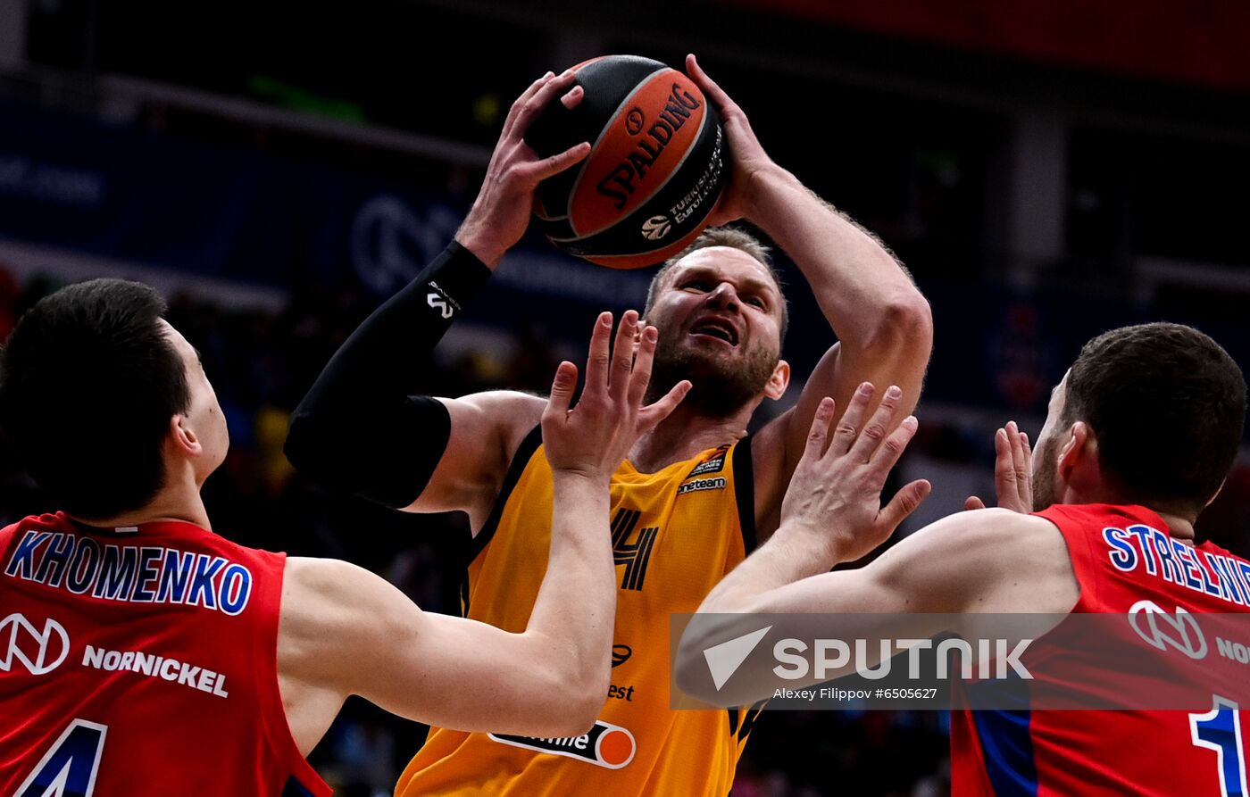 Russia Basketball Euroleague CSKA - Khimki