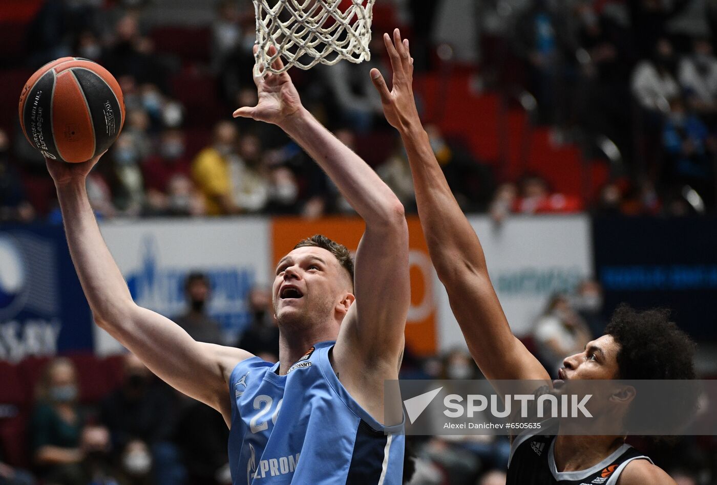 Russia Basketball Euroleague Zenit - ASVEL