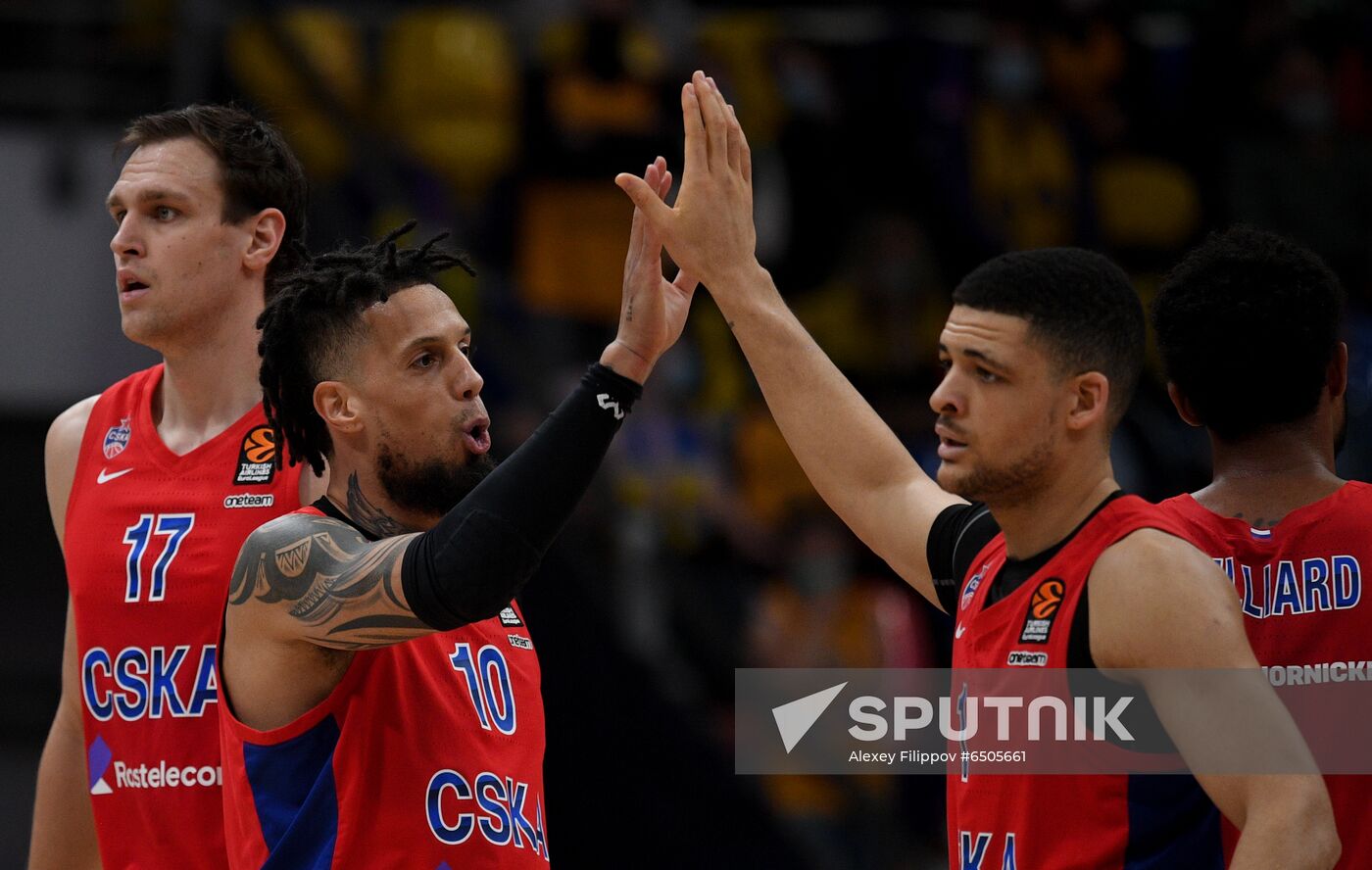 Russia Basketball Euroleague CSKA - Khimki