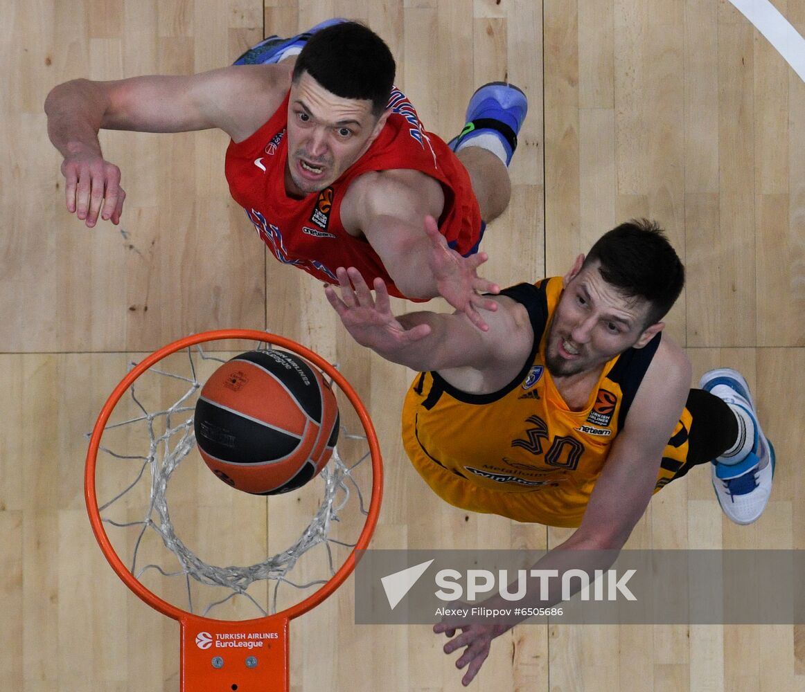 Russia Basketball Euroleague CSKA - Khimki