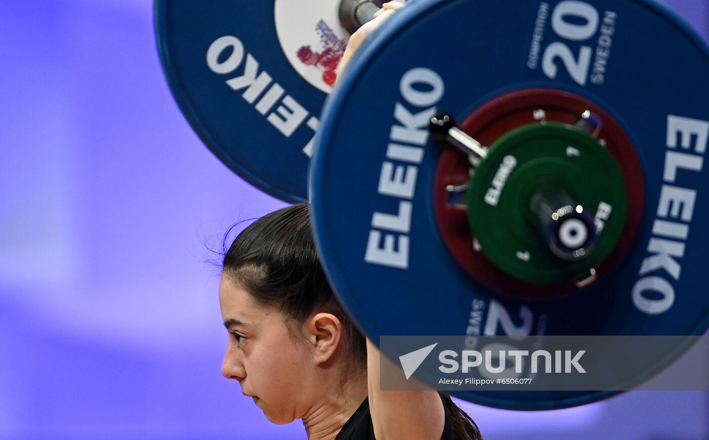 Russia Weightlifting European Championships