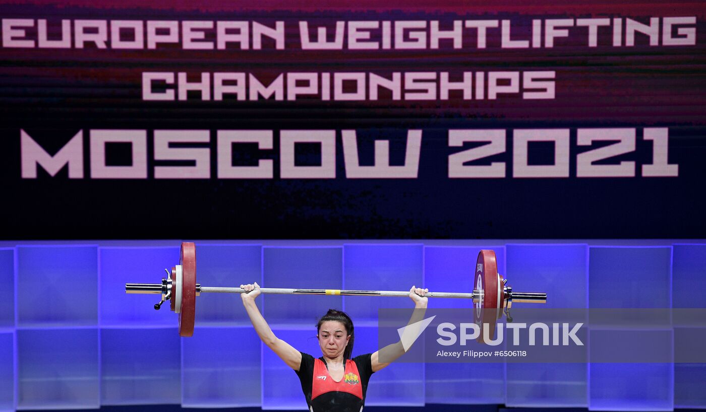 Russia Weightlifting European Championships