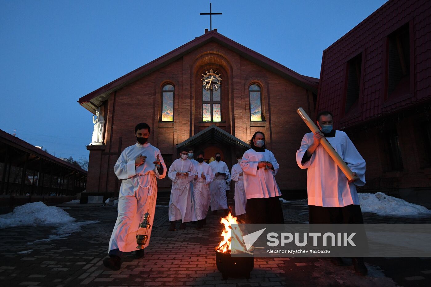 Russia Catholic Easter