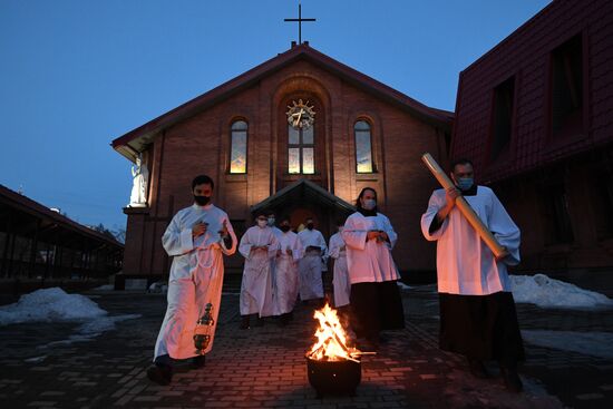 Russia Catholic Easter