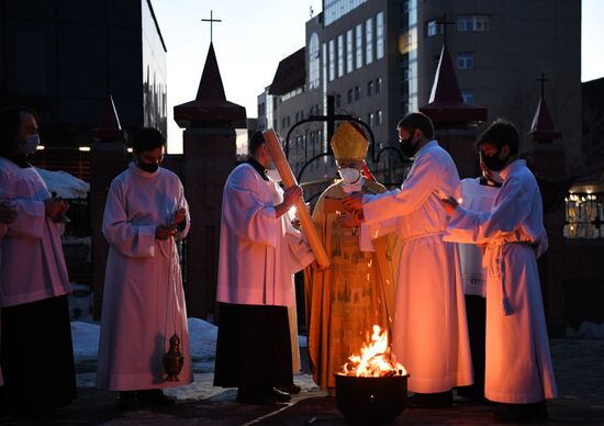 Russia Catholic Easter