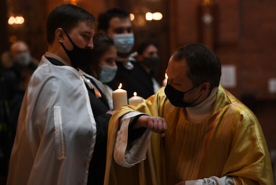 Russia Catholic Easter