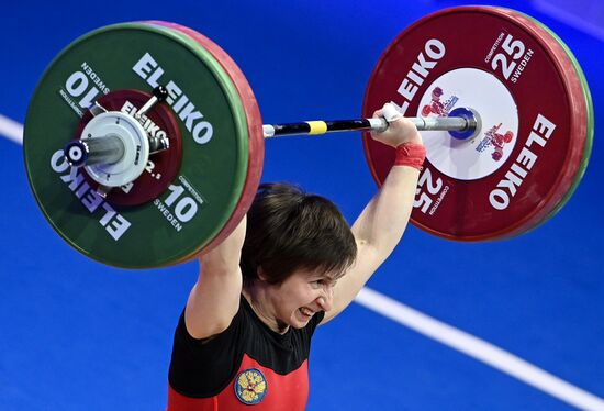 Russia Weightlifting European Championships