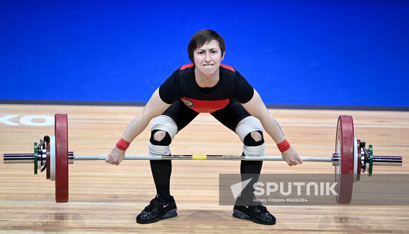 Russia Weightlifting European Championships