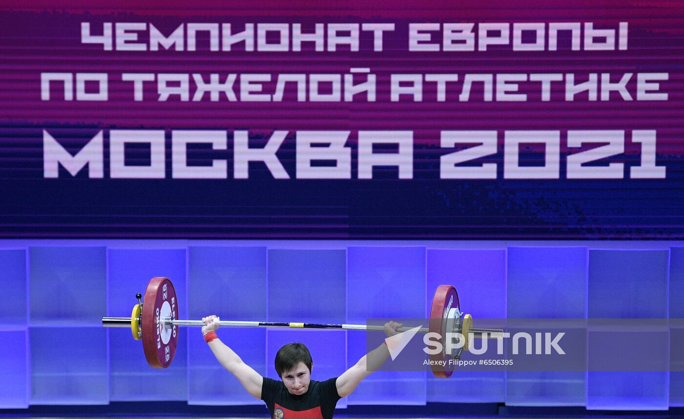 Russia Weightlifting European Championships