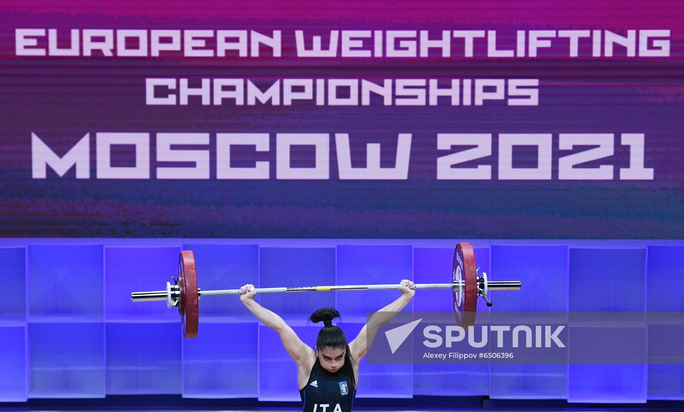 Russia Weightlifting European Championships