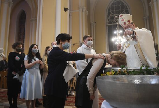 Russia Catholic Easter