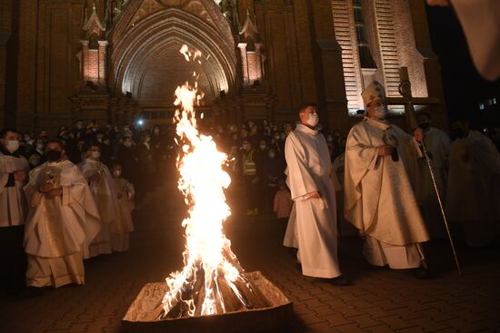 Russia Catholic Easter