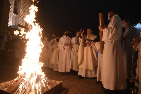 Russia Catholic Easter