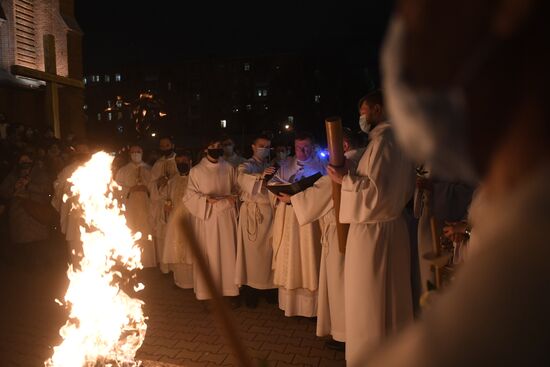 Russia Catholic Easter