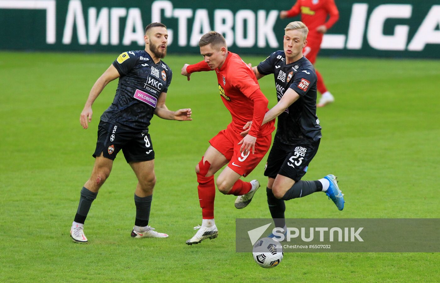 Russia Soccer Premier-League Tambov - CSKA