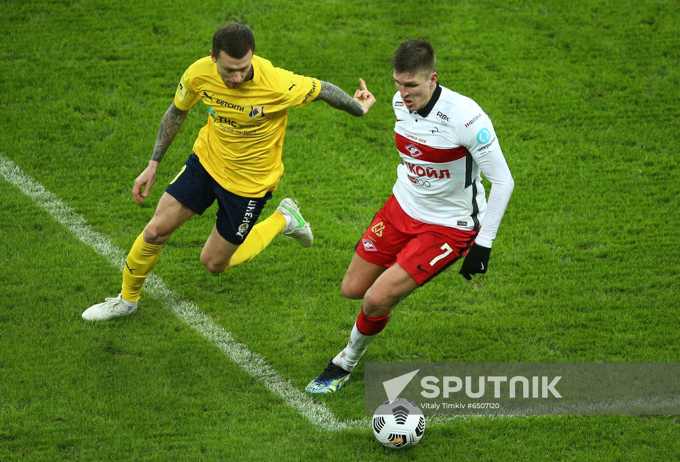 Russia Soccer Premier-League Rostov - Spartak